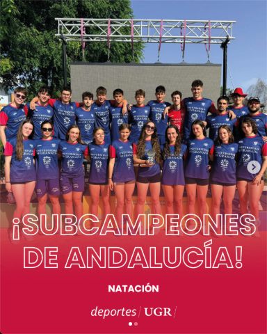 University of Granada swimming team outdoors